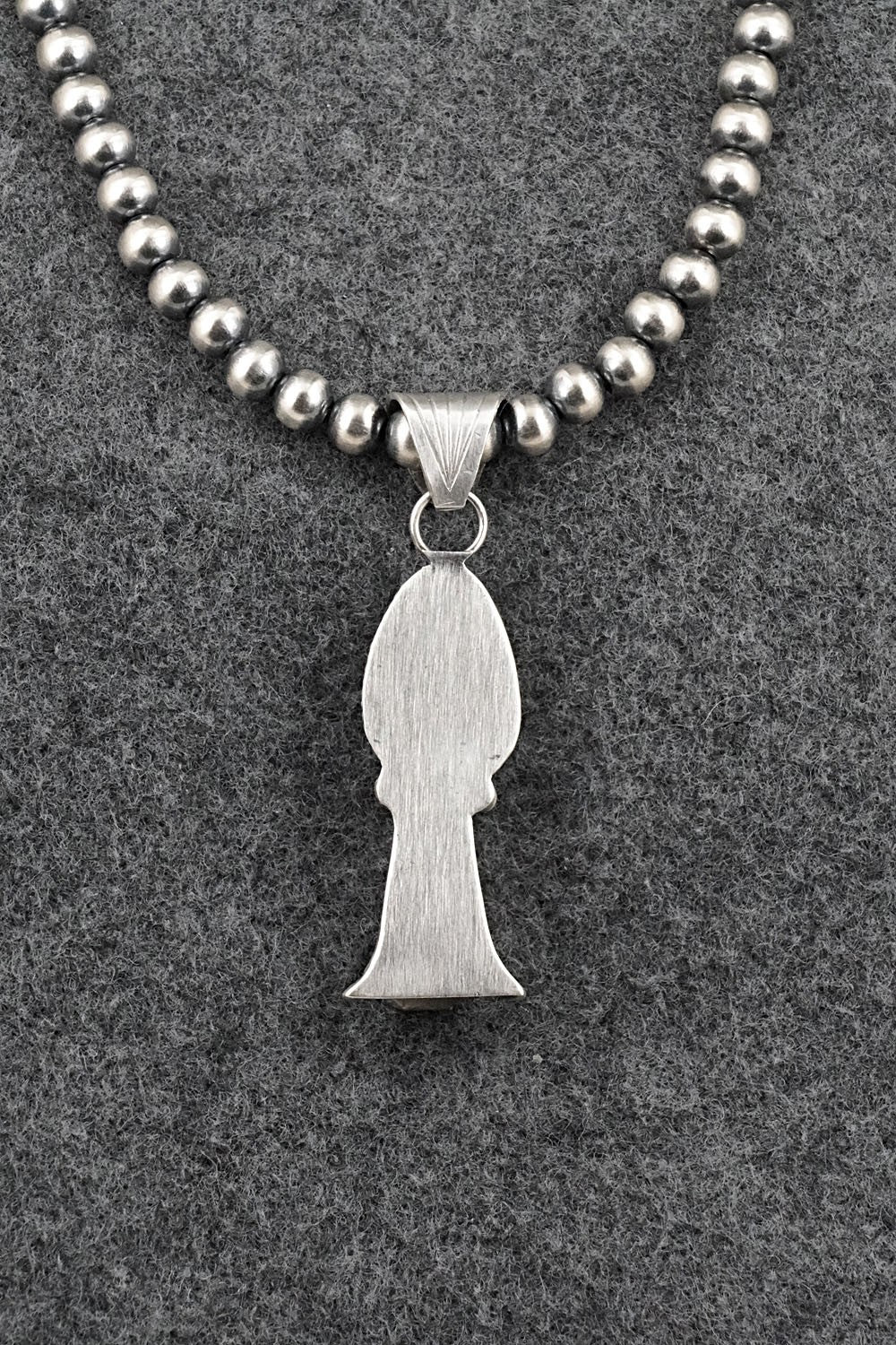 Turquoise & Sterling Silver Necklace - Samuel Yellowhair