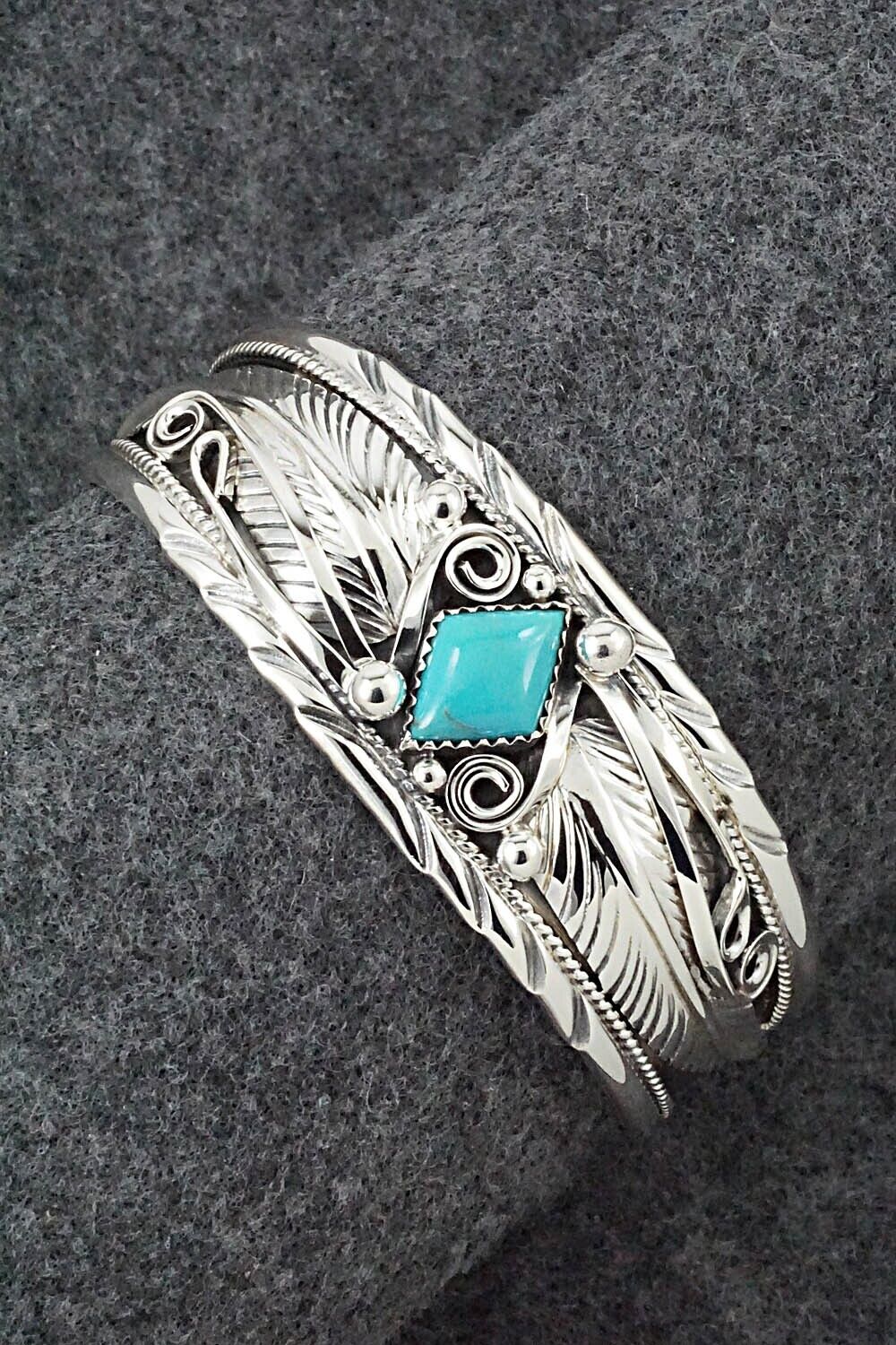 Turquoise & Sterling Silver Bracelet - Davey Morgan