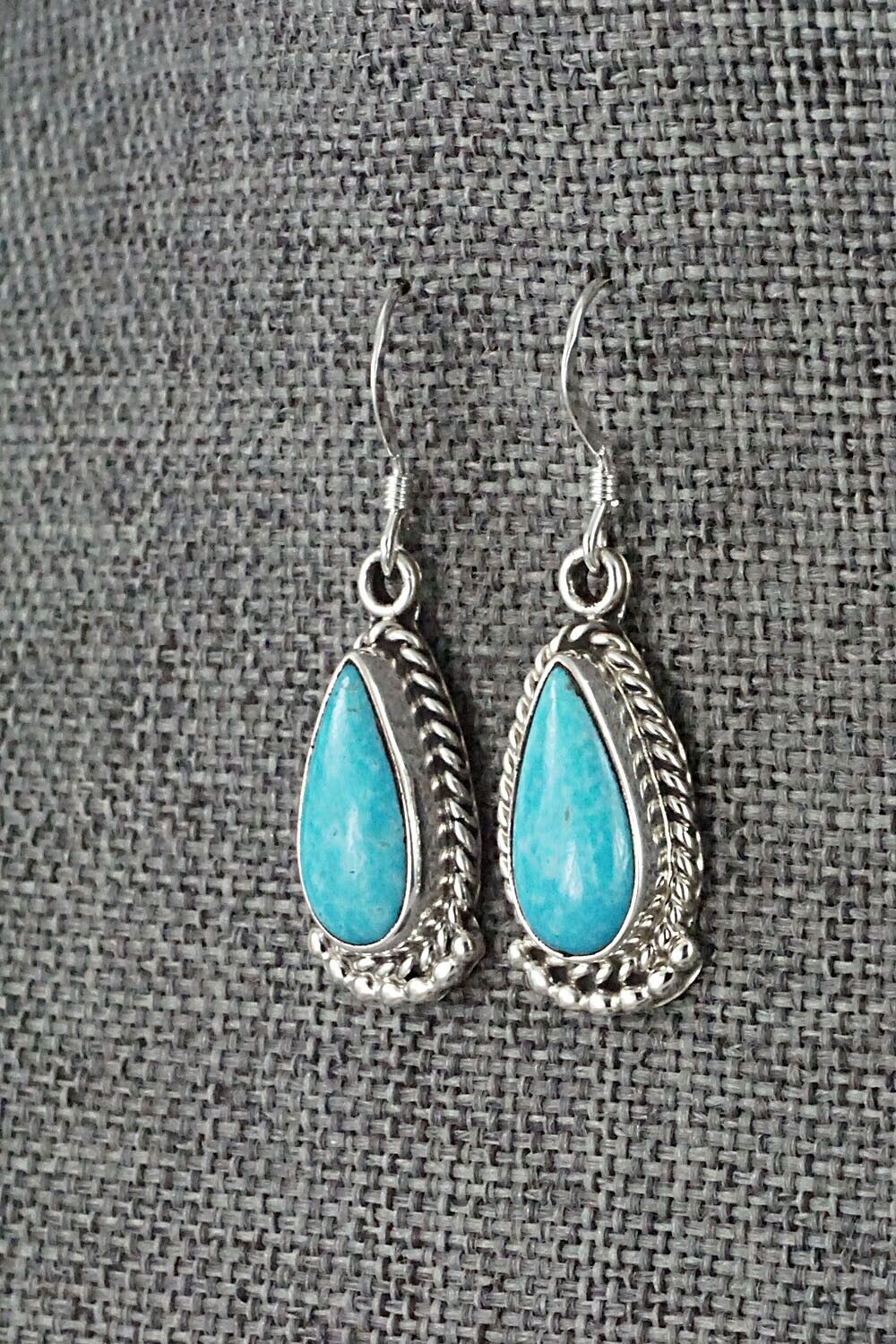 Turquoise and Sterling Silver Earrings - Sharon McCarthy