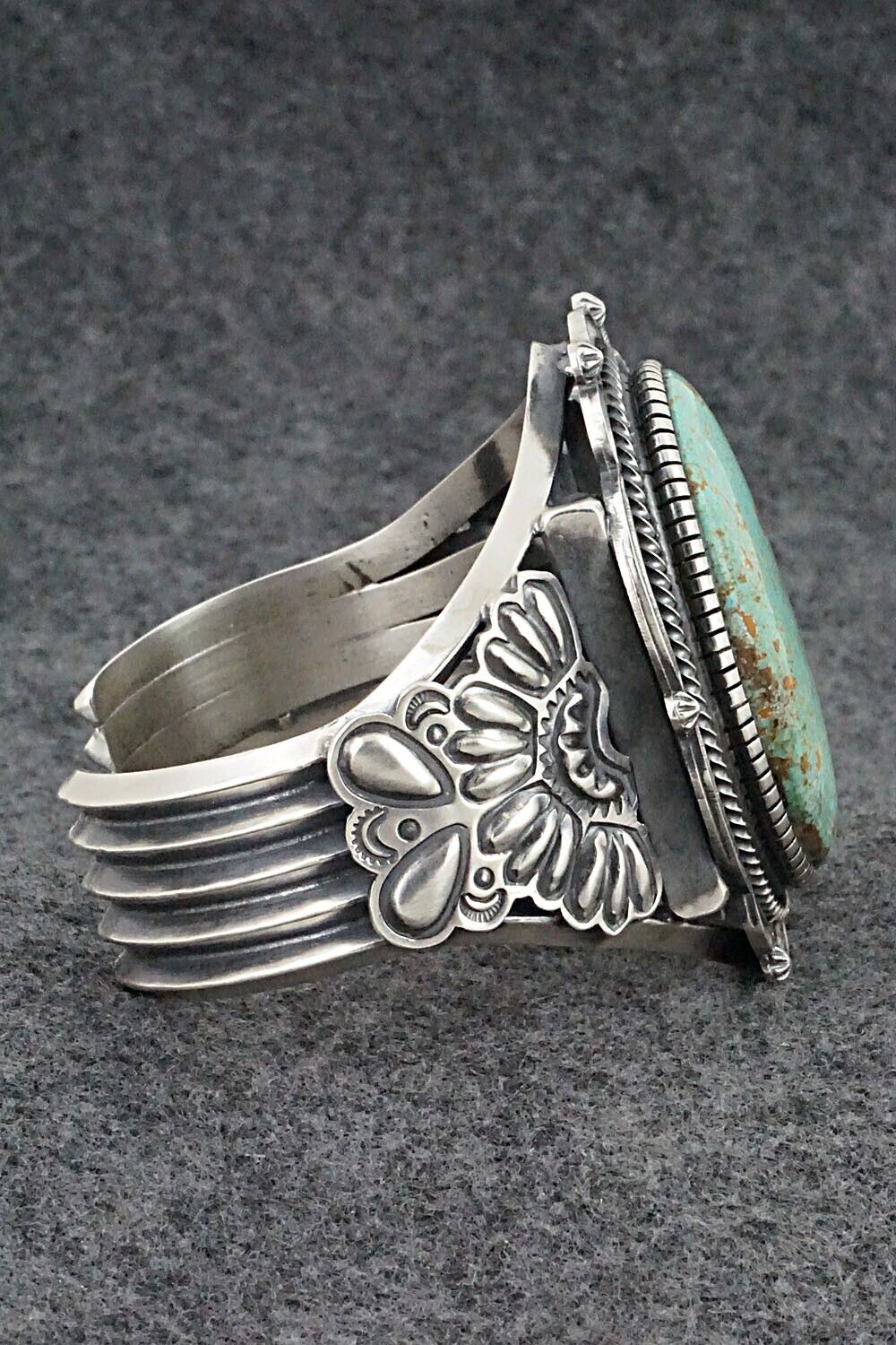 Turquoise & Sterling Silver Bracelet - Hank Vandever
