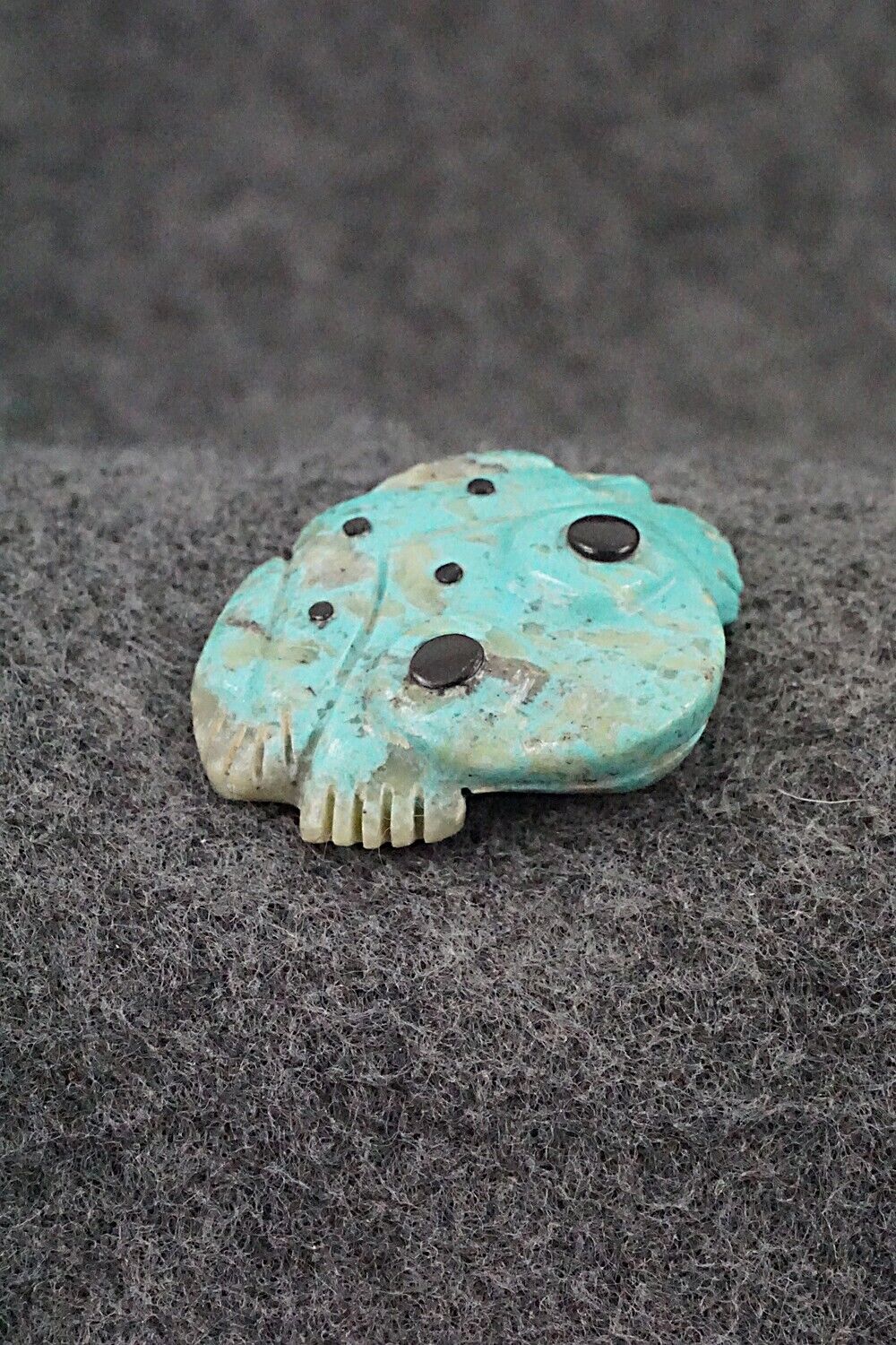 Frog Zuni Fetish Carving - Reynold Lunasee