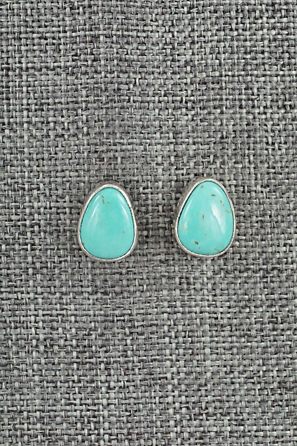 Turquoise & Sterling Silver Earrings - Marco Begaye