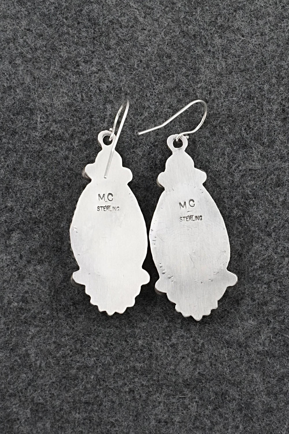 Turquoise & Sterling Silver Earrings - Michael Calladitto