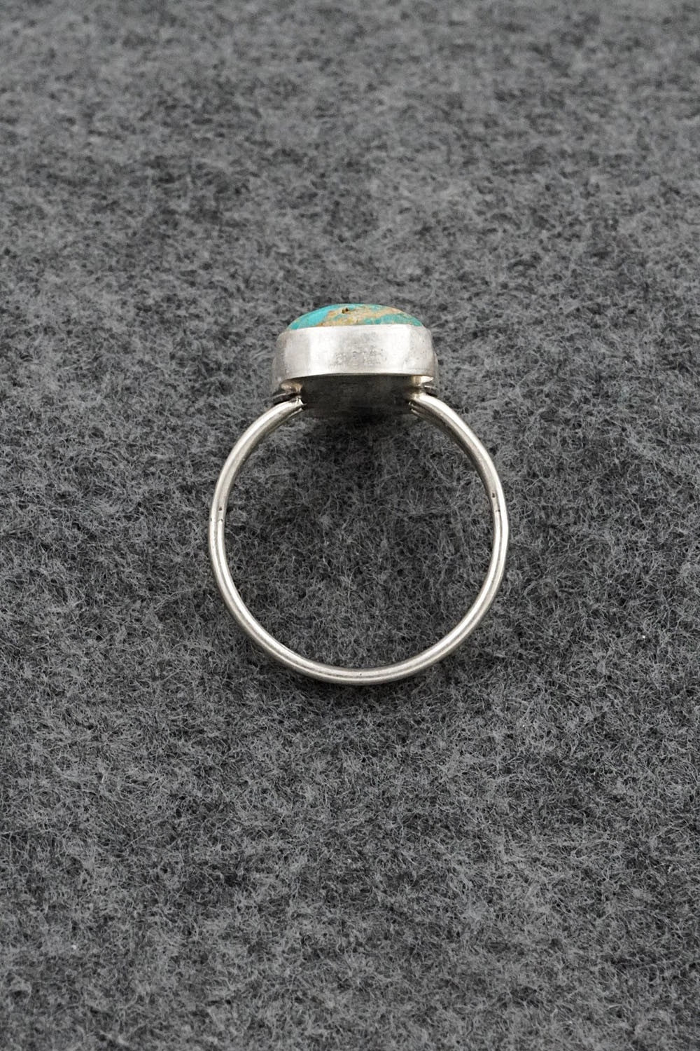 Turquoise & Sterling Silver Ring - Verley Betone - Size 10