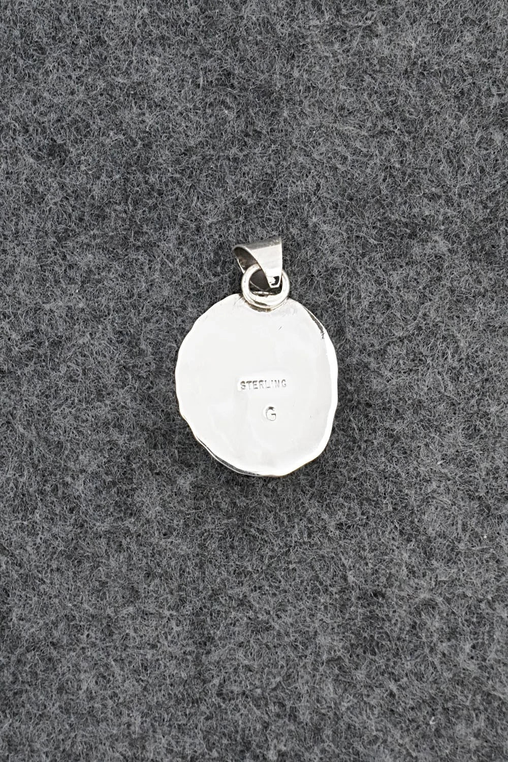Turquoise and Sterling Silver Pendant - Gene Martinez
