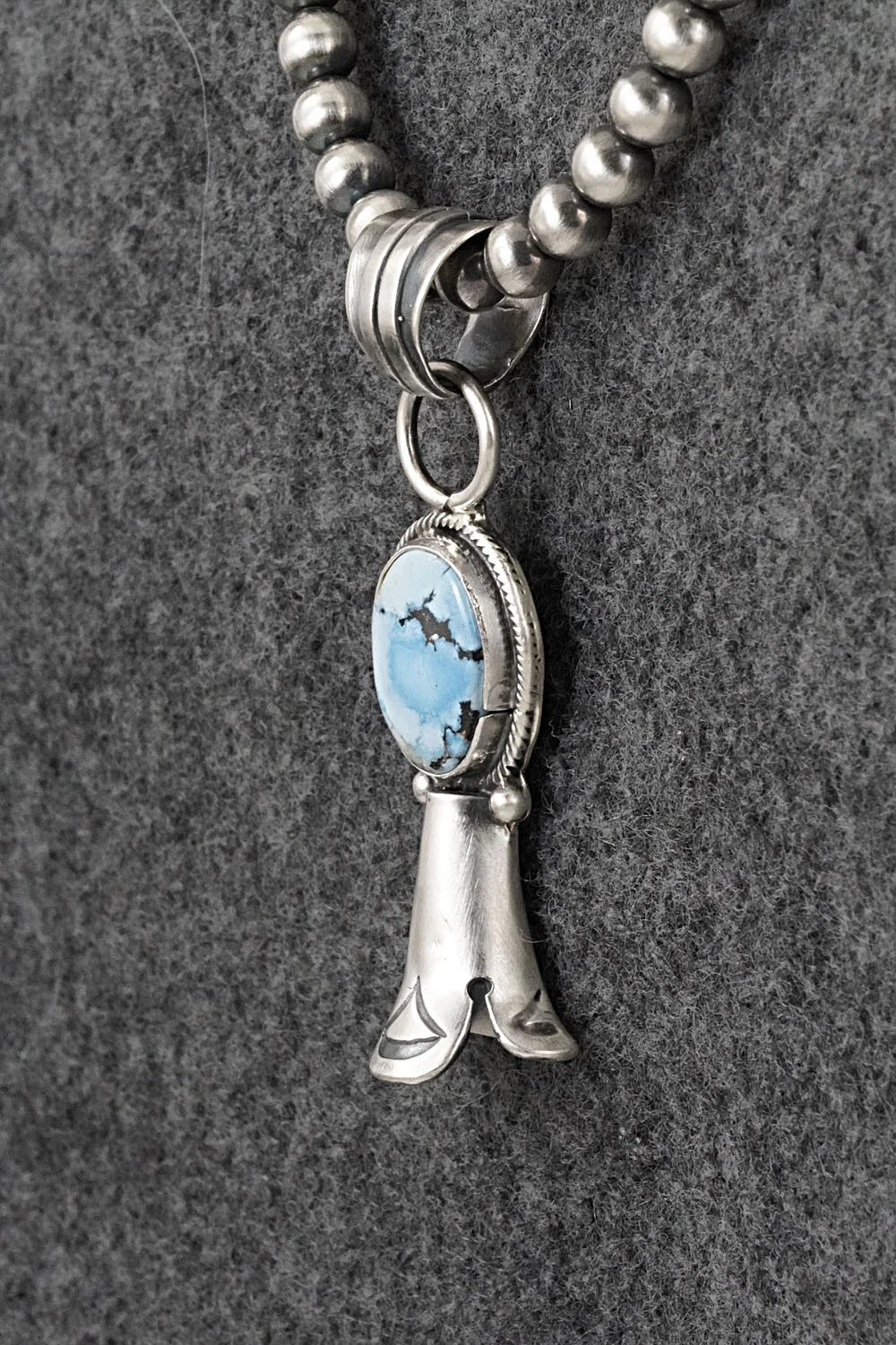 Turquoise & Sterling Silver Necklace - Sharon McCarthy