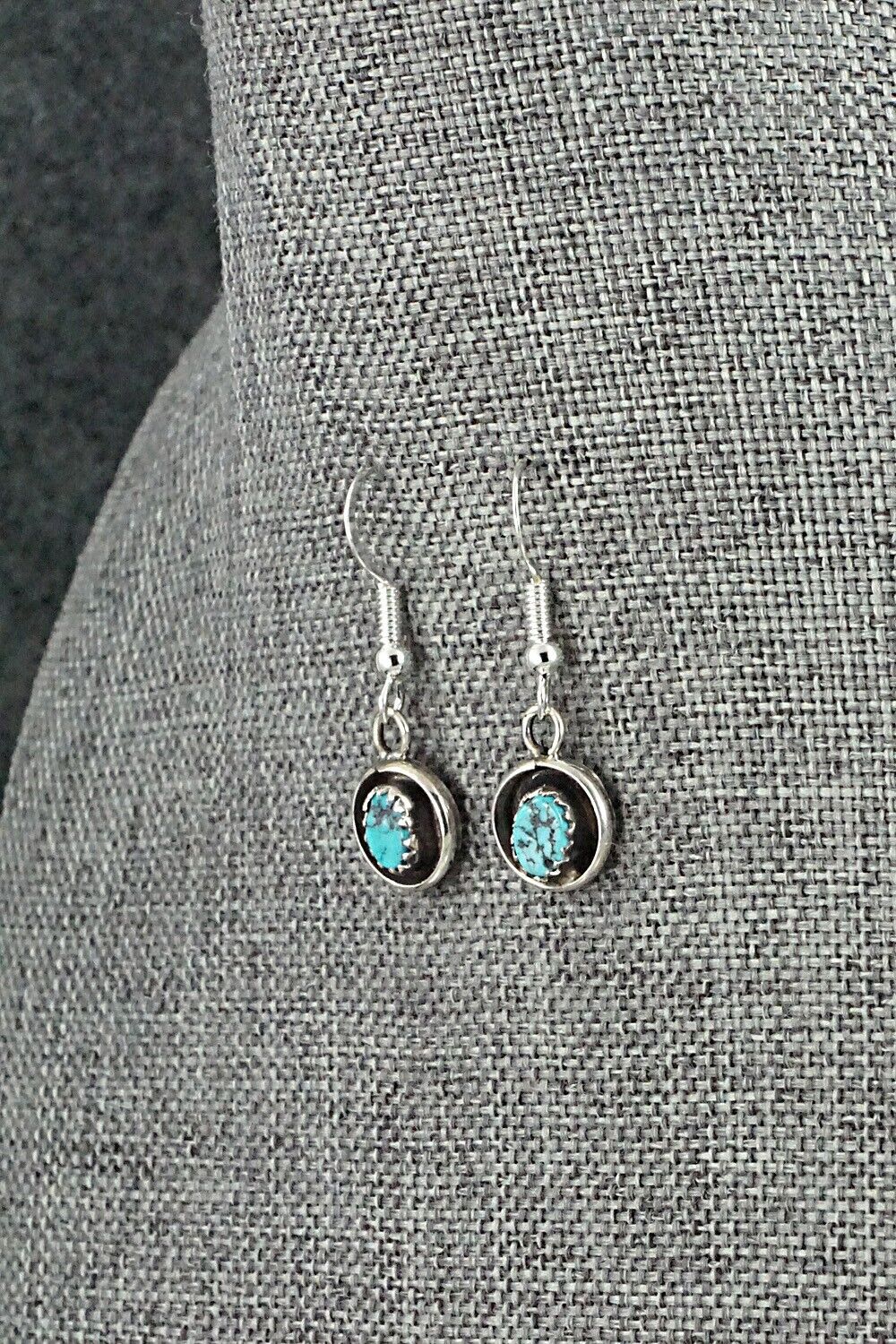 Turquoise & Sterling Silver Squash Blossom Set - Phil Garcia