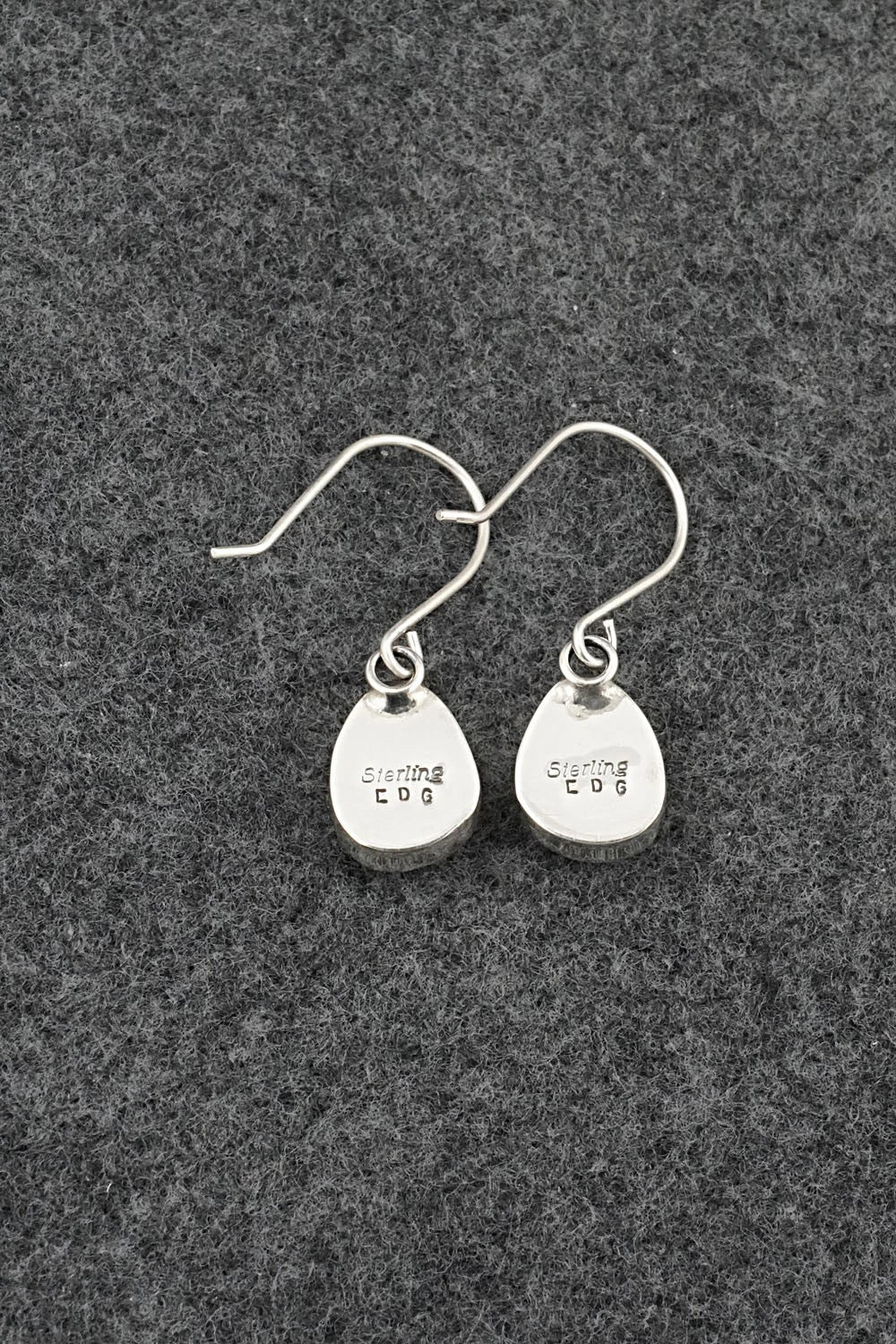 Turquoise & Sterling Silver Earrings - Eugene Gruber