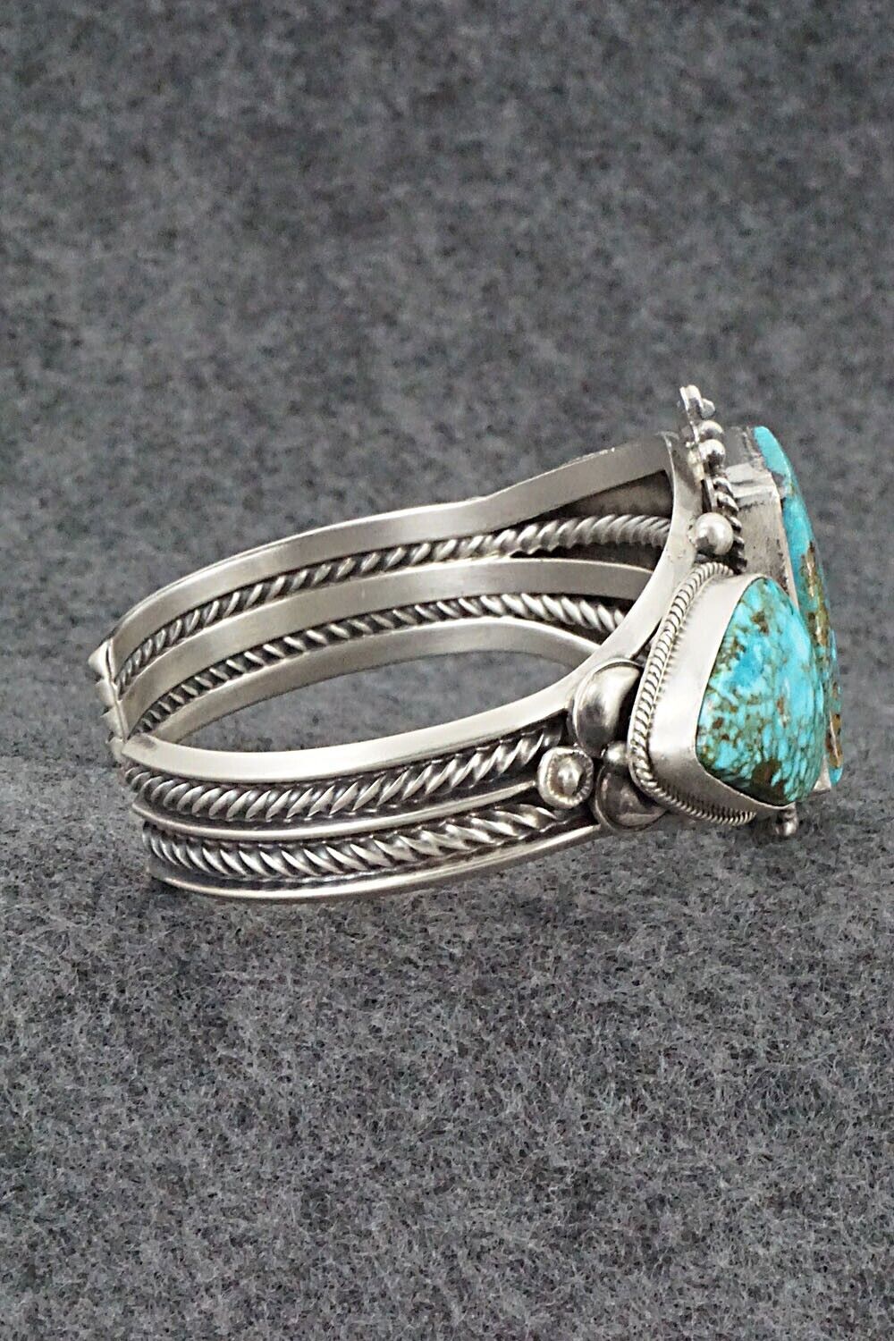 Turquoise & Sterling Silver Bracelet - Derrick Gordon