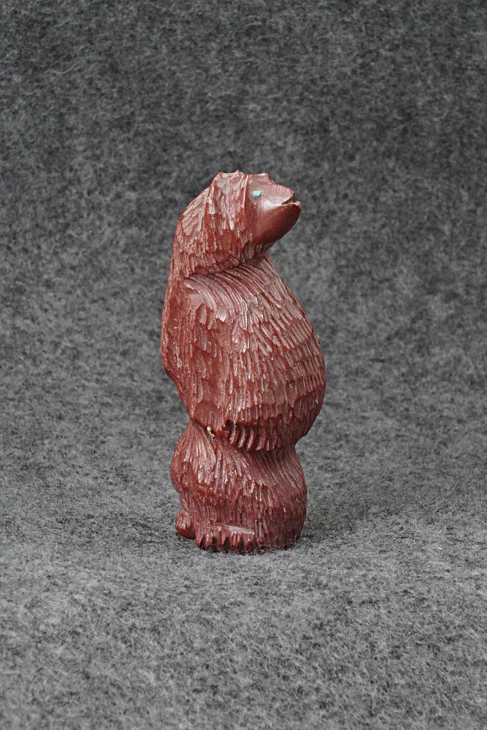 Bear Zuni Fetish Carving - Rodrick Tsabetsaye