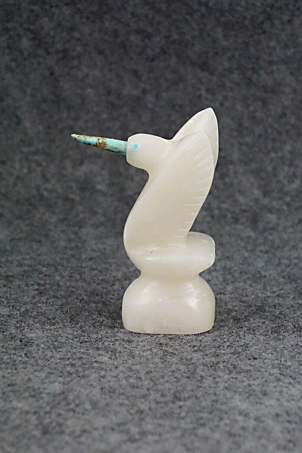 Hummingbird Zuni Fetish Carving - Brandon Phillips