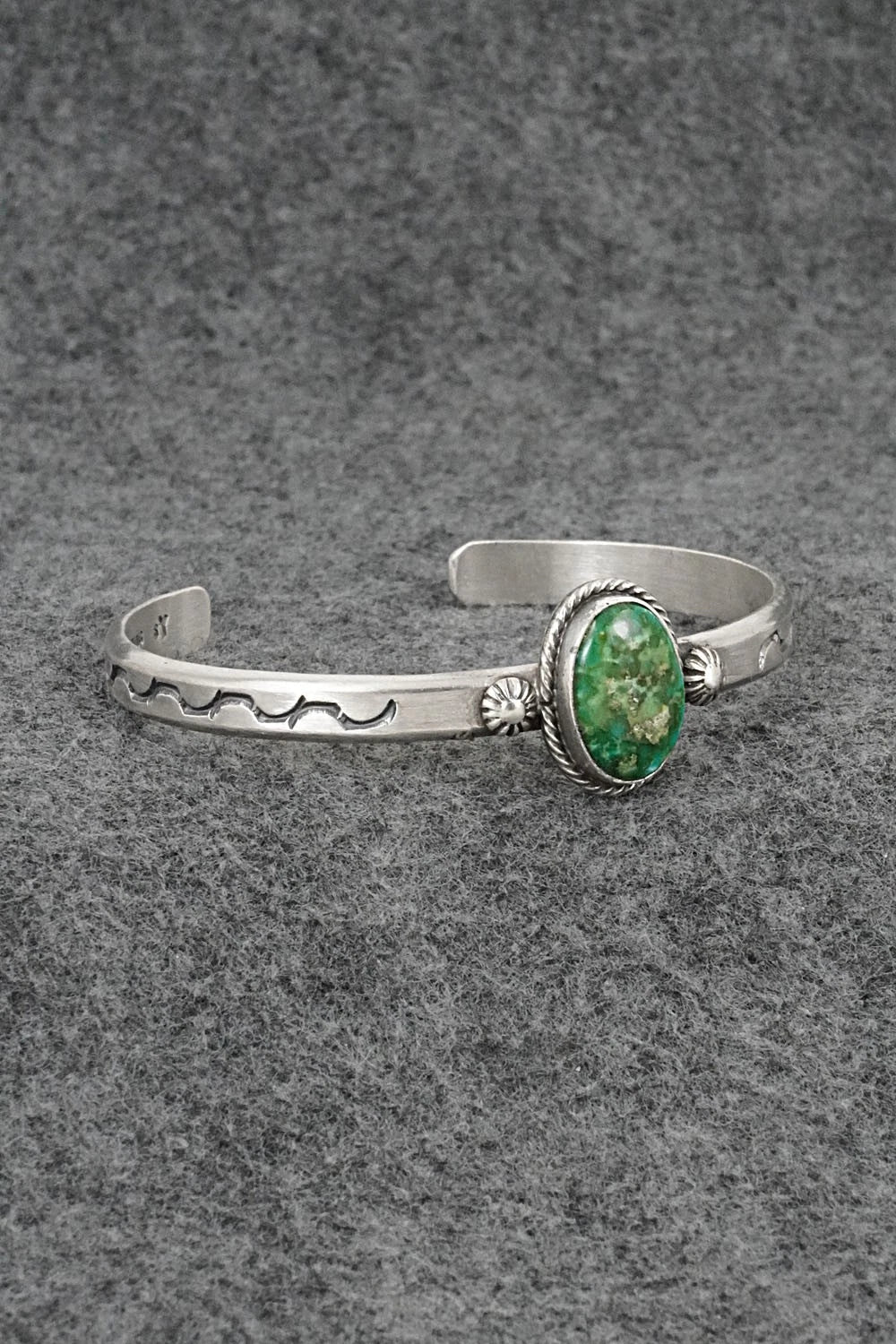 Turquoise & Sterling Silver Bracelet - Samuel Yellowhair