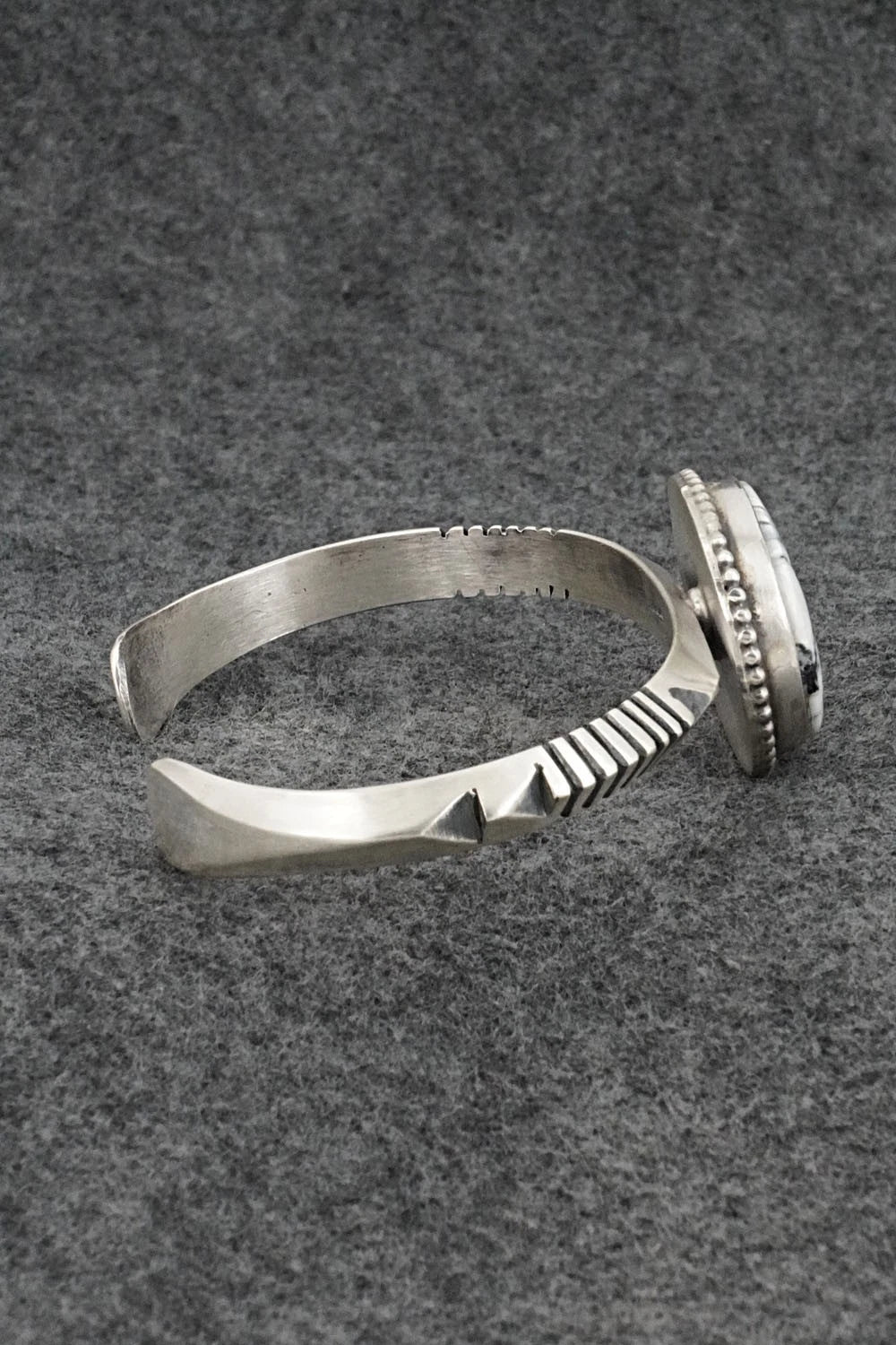 White Buffalo & Sterling Silver Bracelet - Paul Livingston