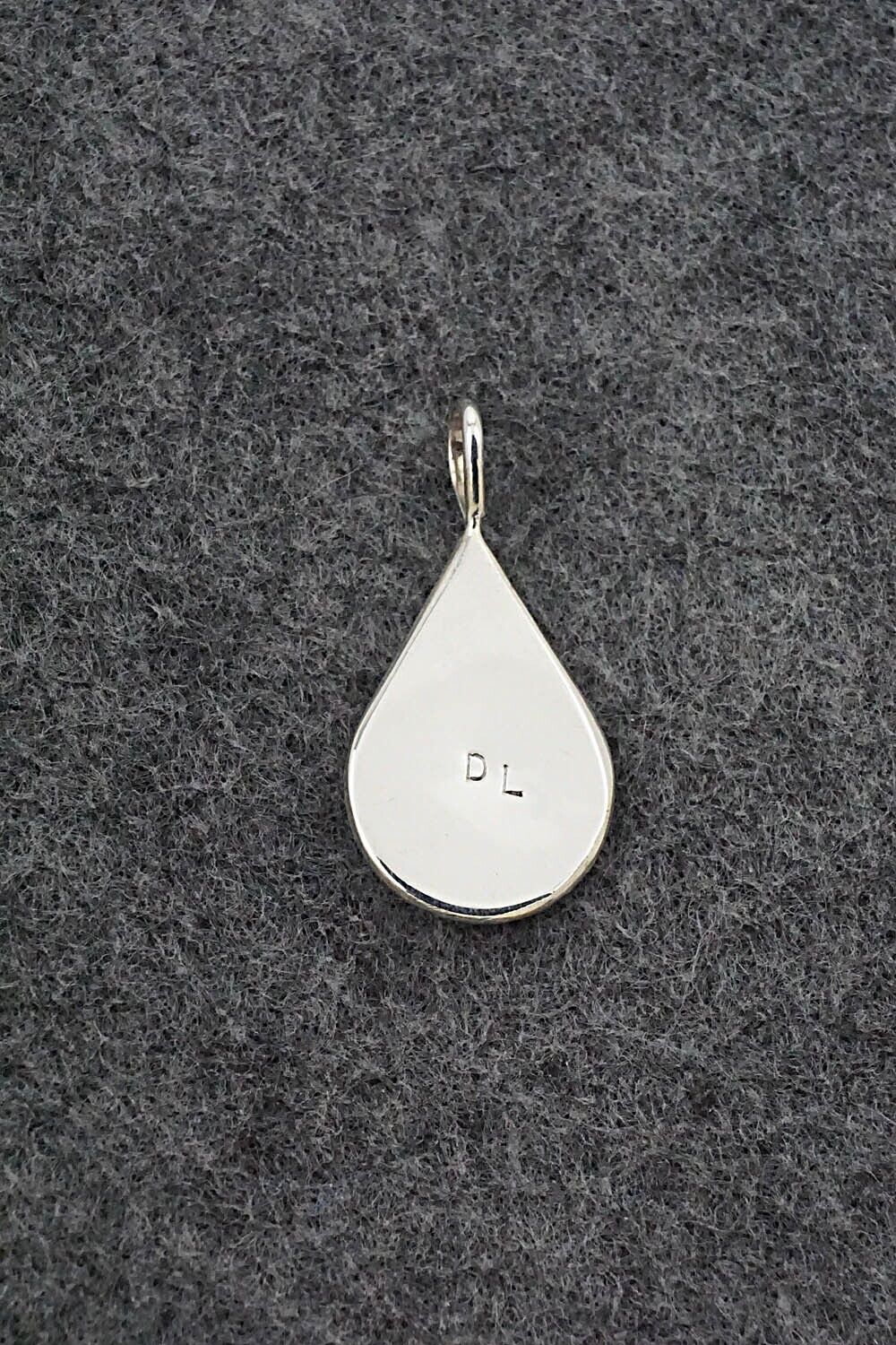 Turquoise & Sterling Silver Pendant - Delorna Lahi