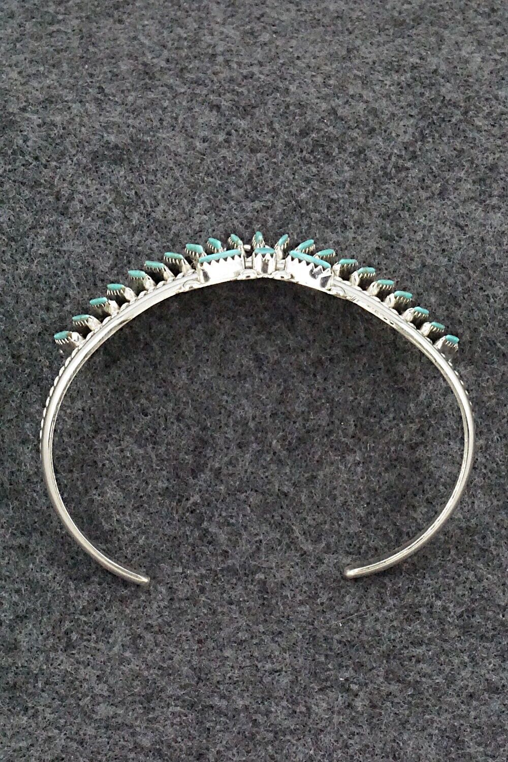 Turquoise & Sterling Silver Bracelet - Roland Francisco