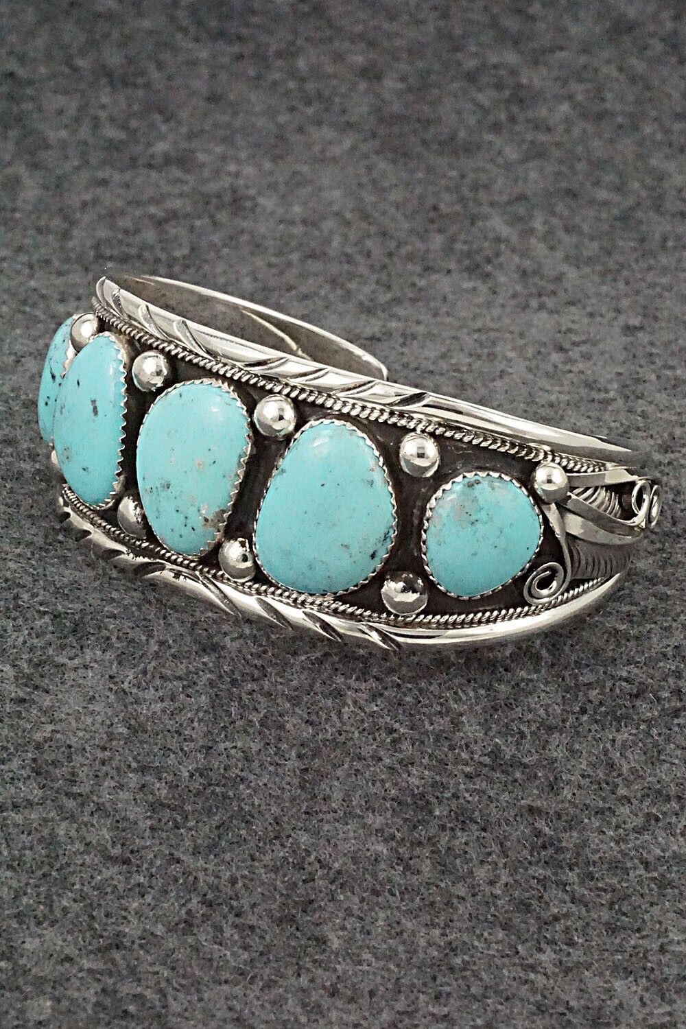 Turquoise & Sterling Silver Bracelet - Davey Morgan
