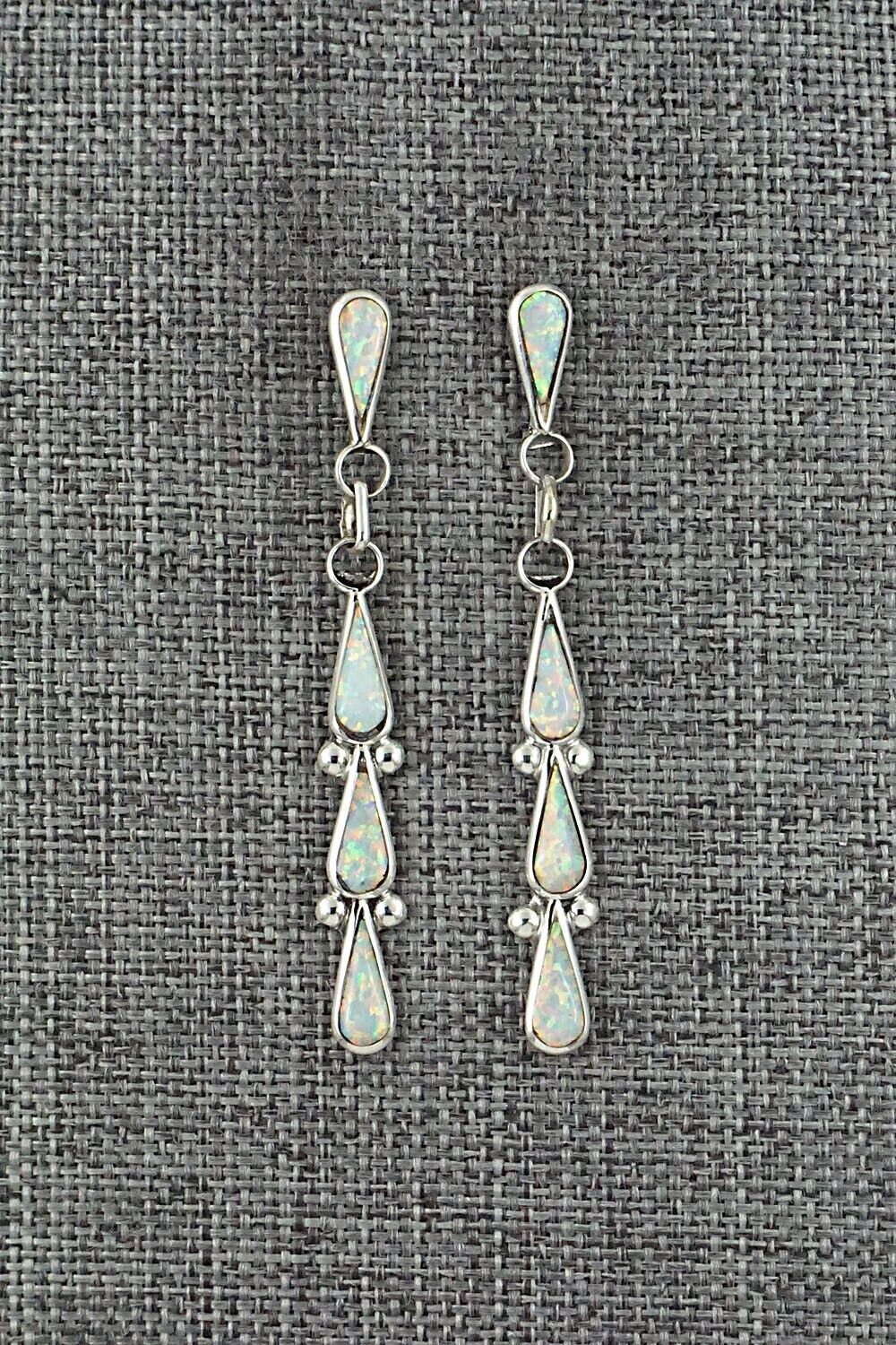 Opalite & Sterling Silver Earrings - Angela Gasper