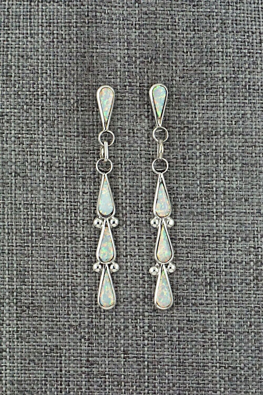 Opalite & Sterling Silver Earrings - Angela Gasper