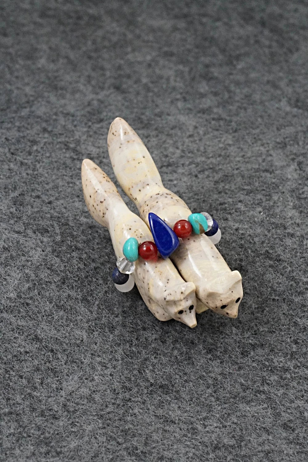 Wolf Zuni Fetish Carving - Cheryl Beyuka