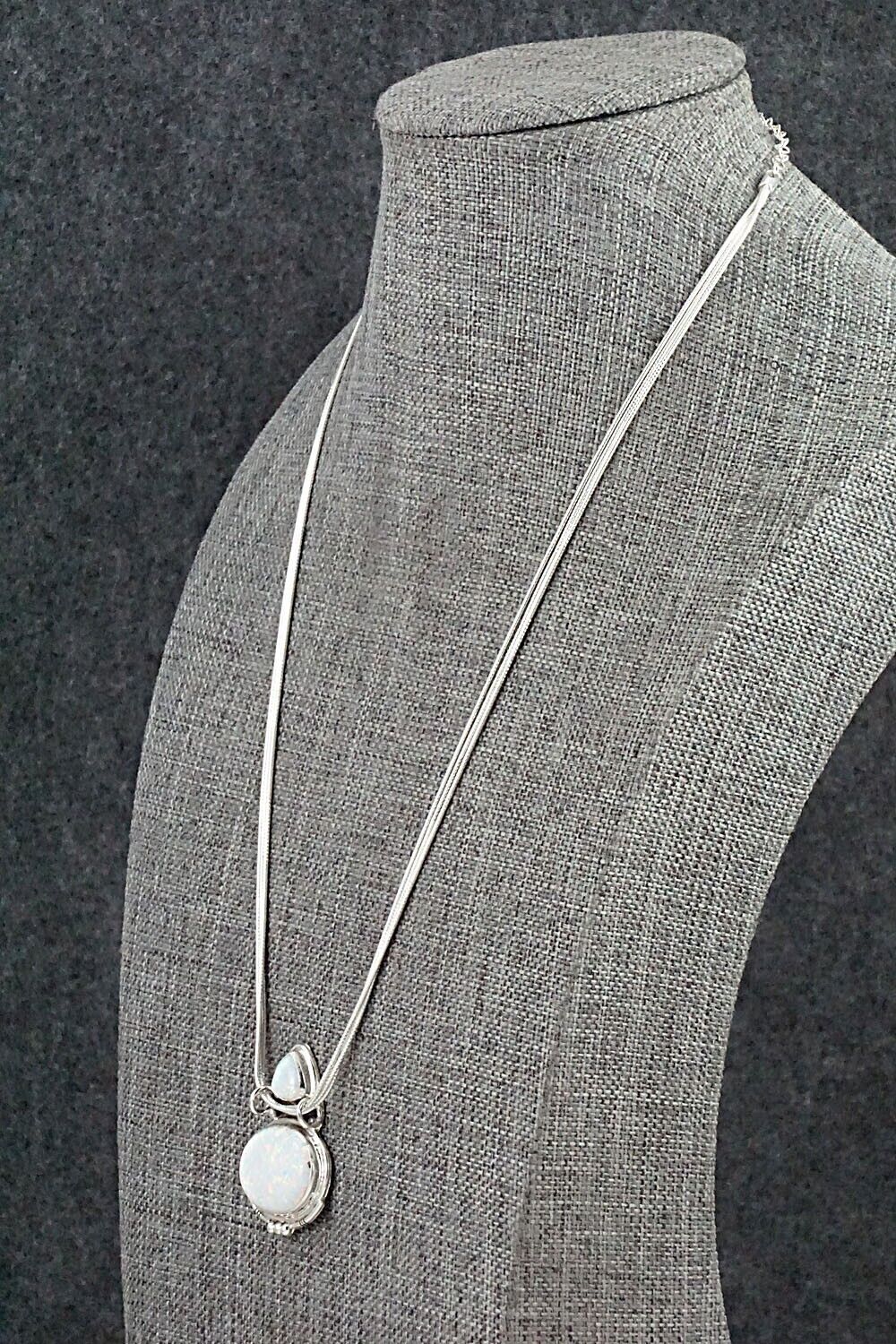 Opalite & Sterling Silver Necklace - Rita Largo