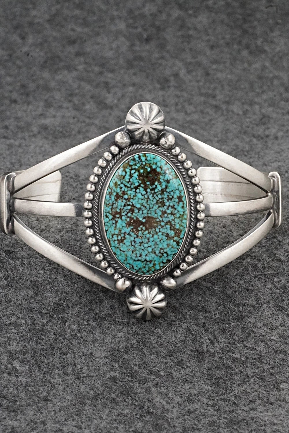 Turquoise & Sterling Silver Bracelet - Darrin Livingston