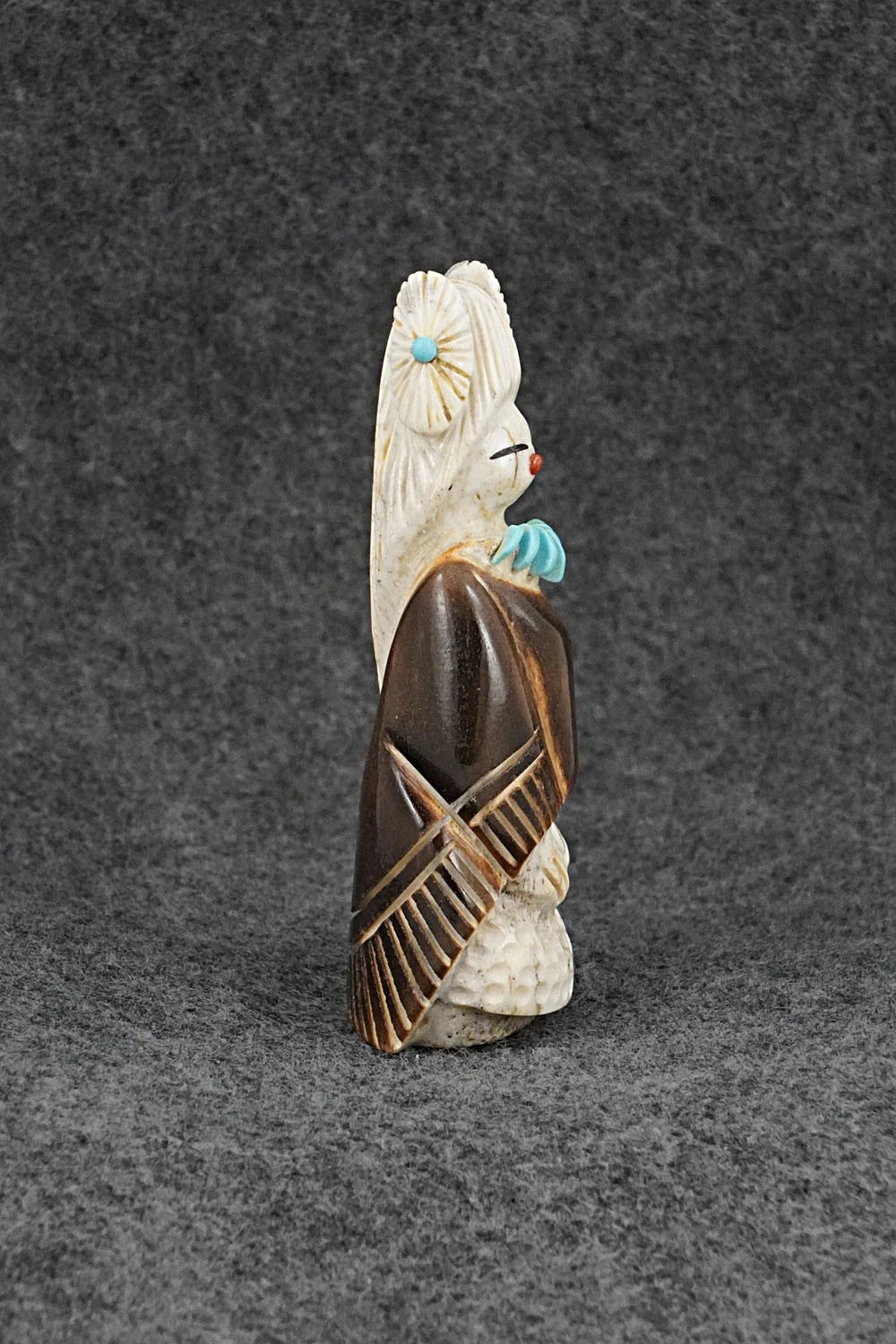 Corn Maiden Zuni Fetish Carving - Claudia Peina