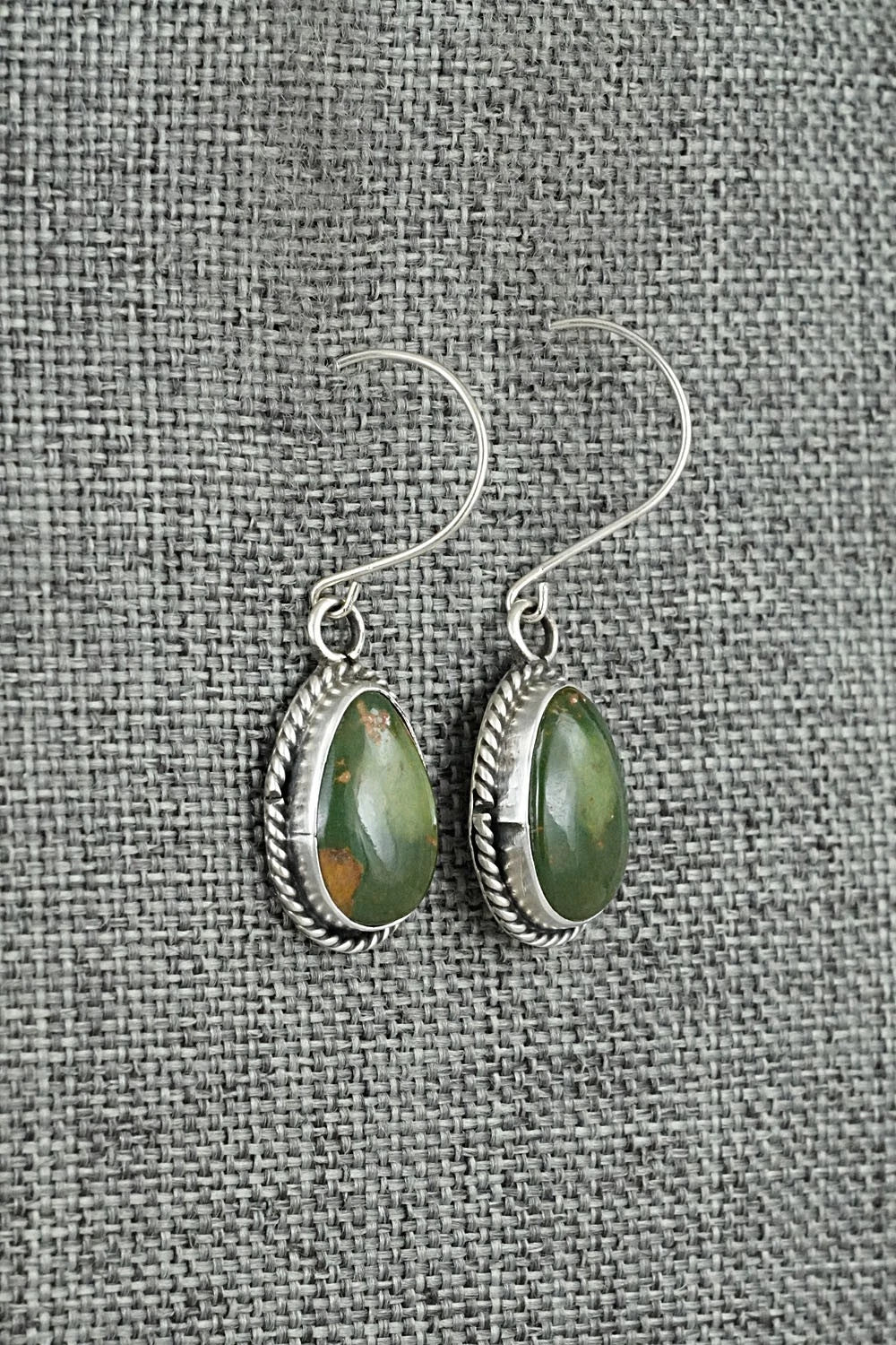 Turquoise & Sterling Silver Earrings - Rosemary Saunders