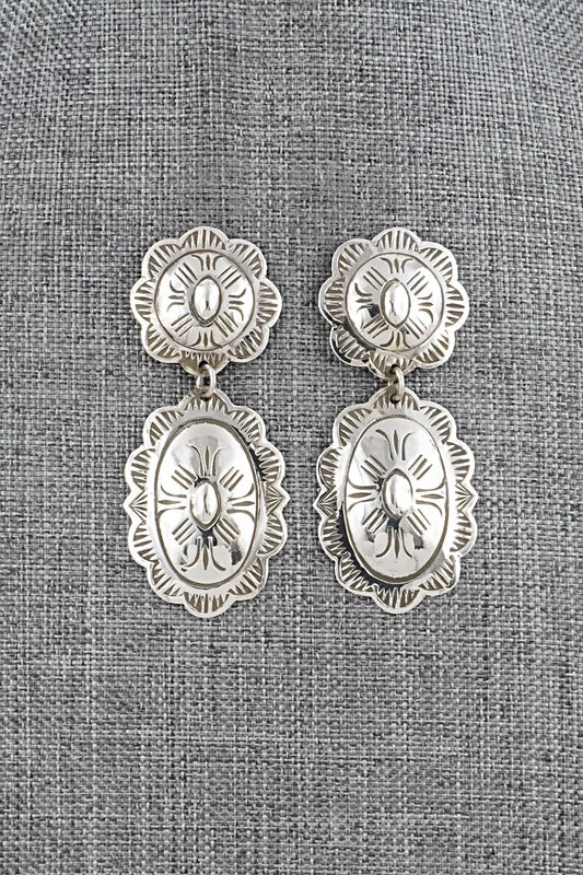 Sterling Silver Earrings - Bertha Begay