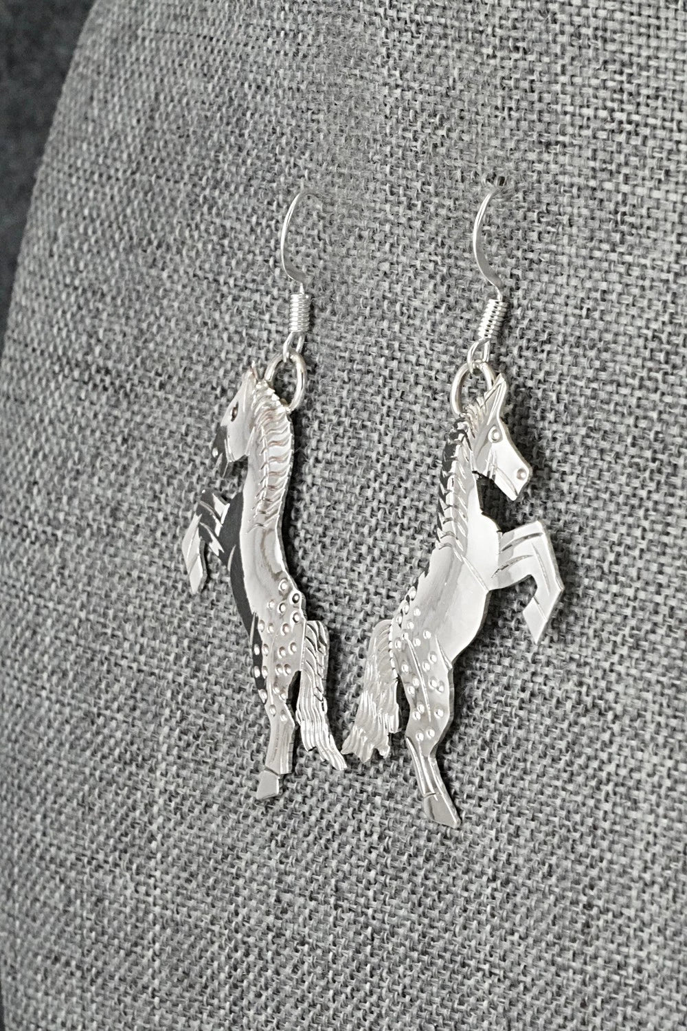Sterling Silver Earrings - Louise Yazzie