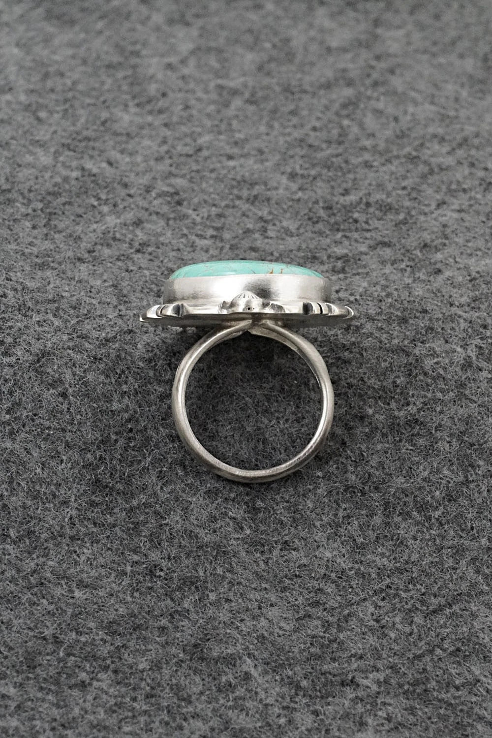 Turquoise & Sterling Silver Ring - Thomas Francisco - Size 6.5