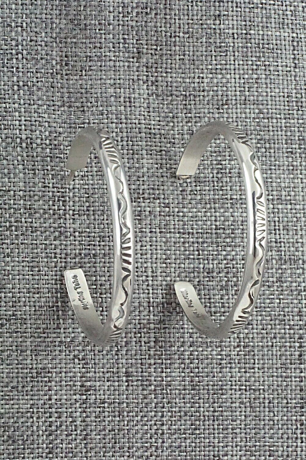Sterling Silver Hoop Earrings - Elaine Tahe