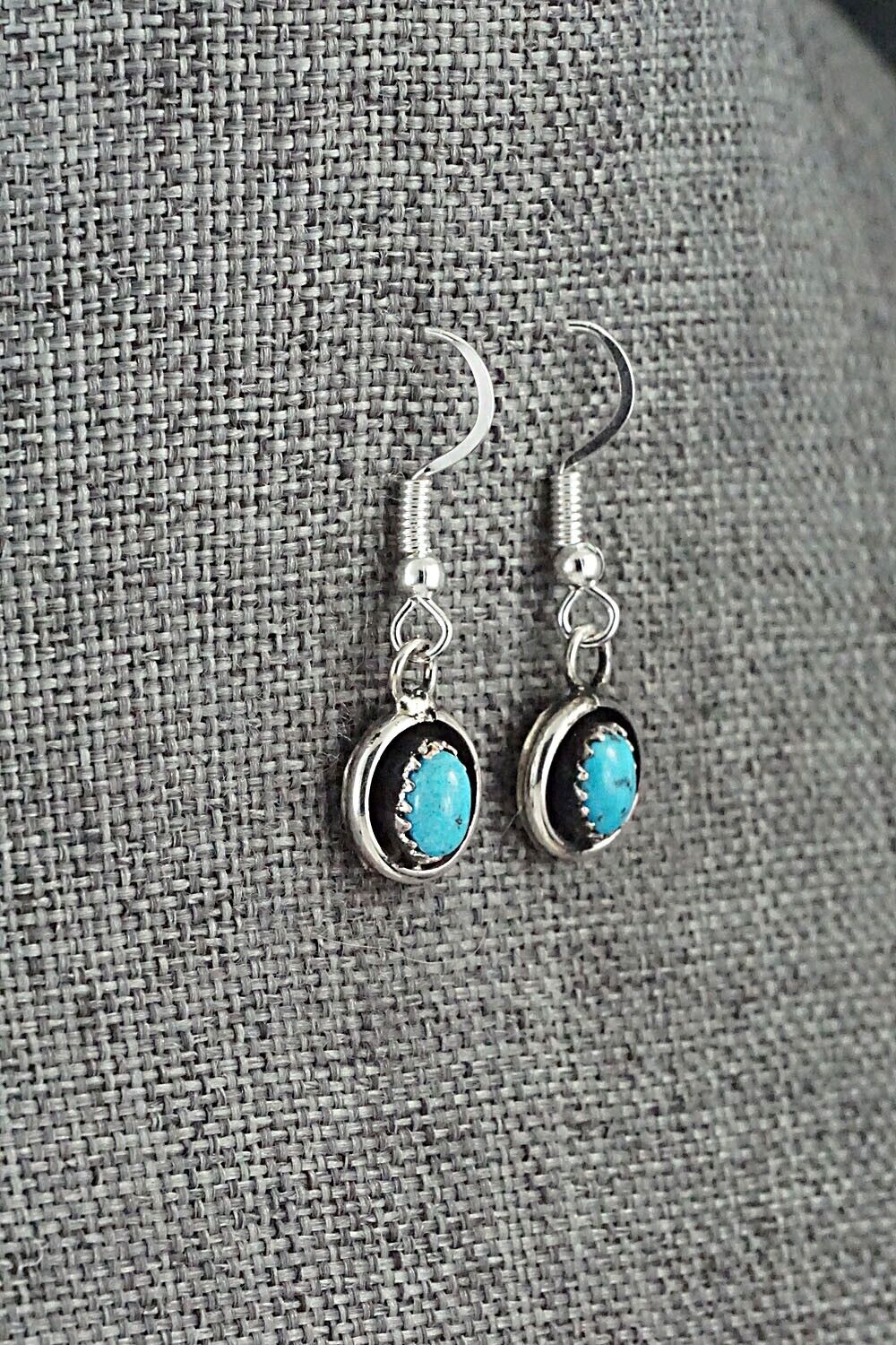 Turquoise & Sterling Silver Mini Squash Blossom Set - Phil Garcia