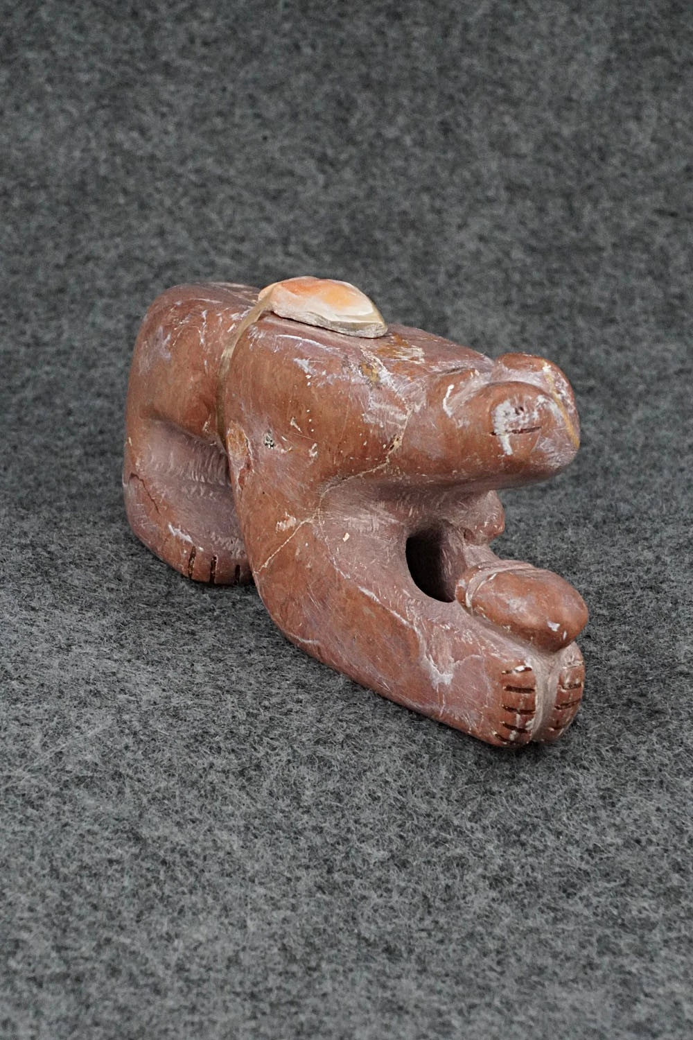 Mountain Lion Zuni Fetish Carving - Rick Kallestewa