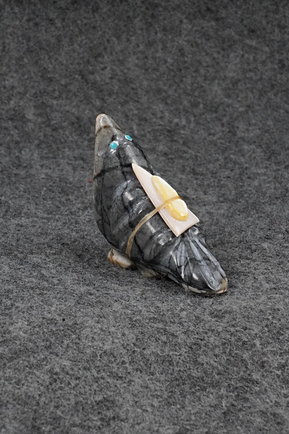 Bird Zuni Fetish Carving - Delvin Leekya