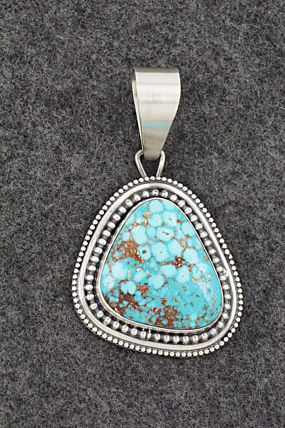 Turquoise & Sterling Silver Pendant - Daniel Benally