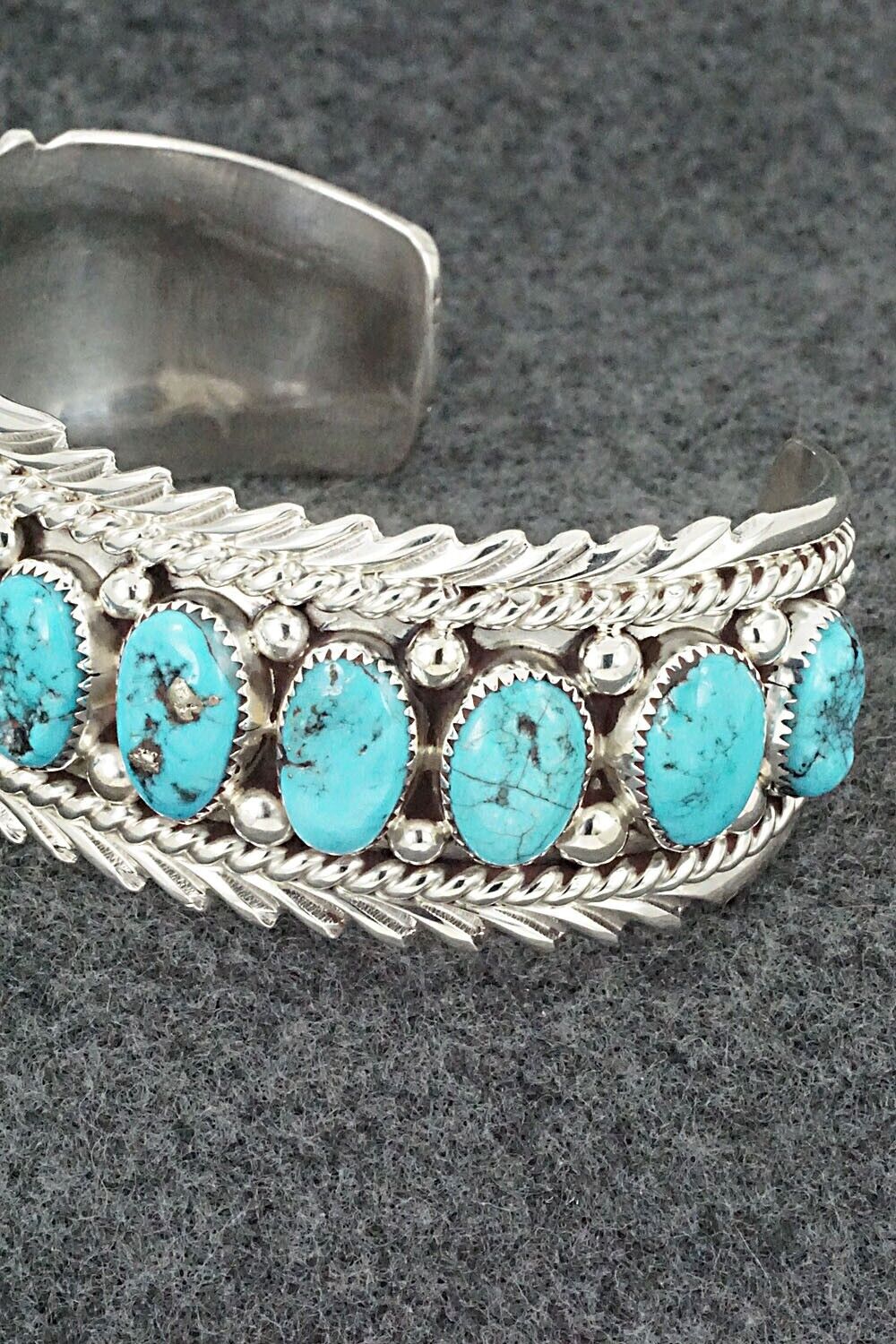 Turquoise & Sterling Silver Bracelet - Anthony Brown