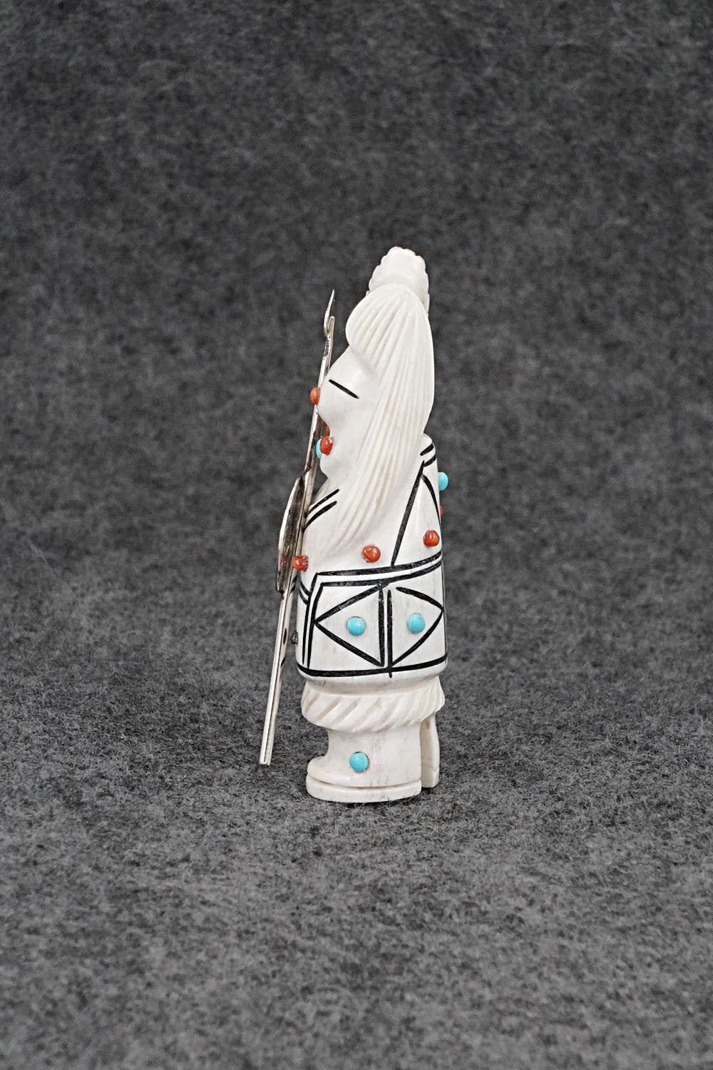 Warrior Zuni Fetish Carving - Claudia Peina