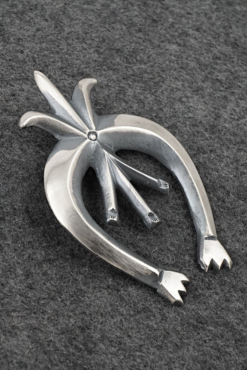 Sterling Silver Naja Pendant - Harrison Bitsue