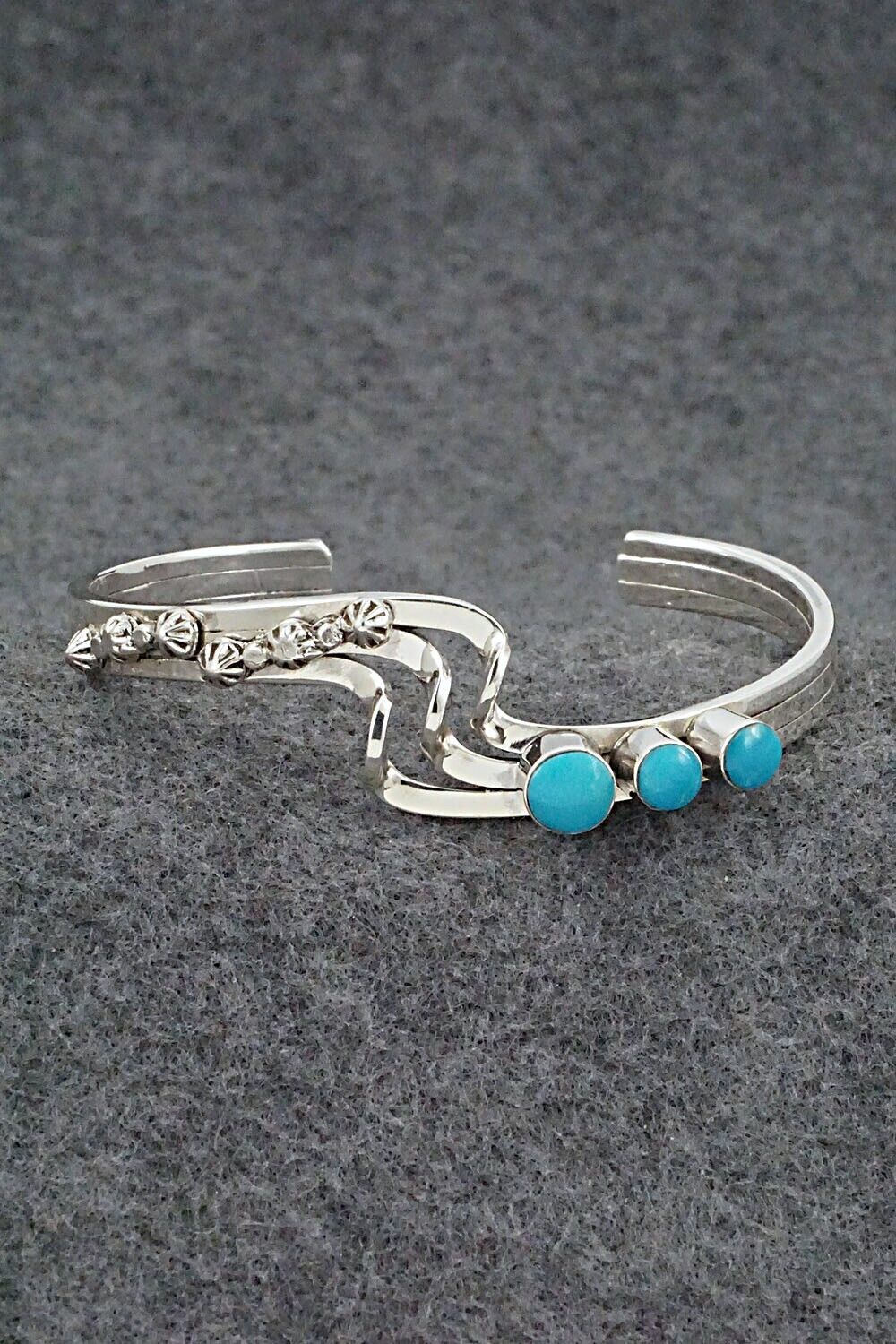 Turquoise & Sterling Silver Bracelet - Daniel Dakai