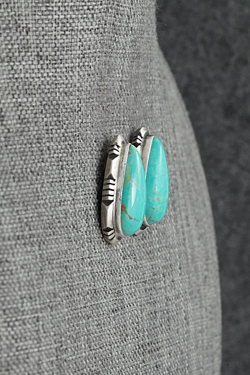 Turquoise & Sterling Silver Earrings - Thomas Francisco