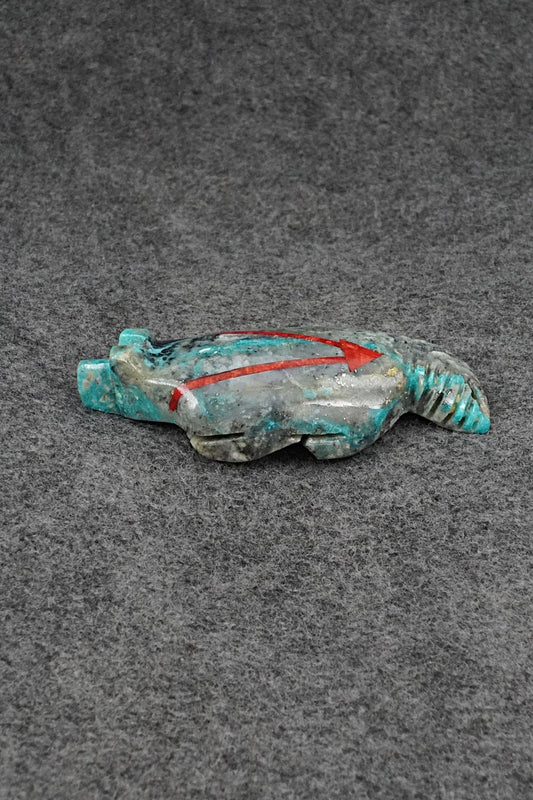 Badger Zuni Fetish Carving - Bernard Laiwekete