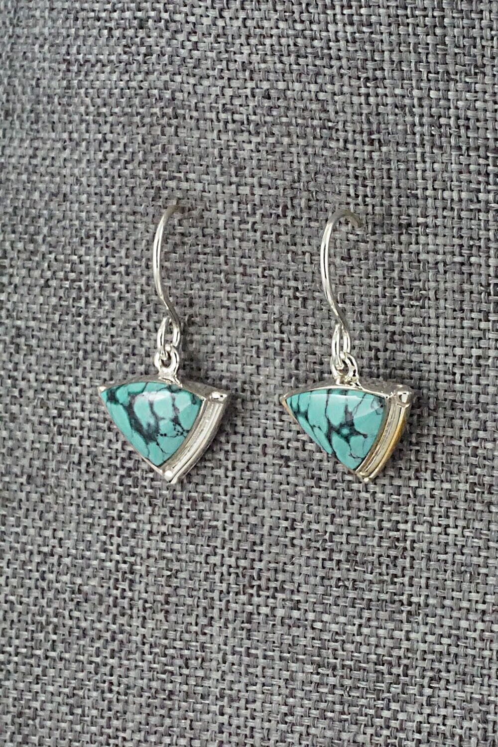 Turquoise & Sterling Silver Earrings - Cathy Webster