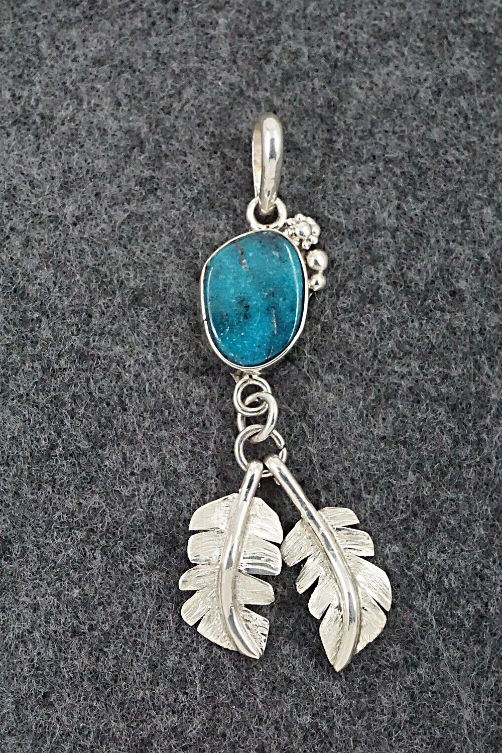 Turquoise & Sterling Silver Pendant - Tammy Deysee