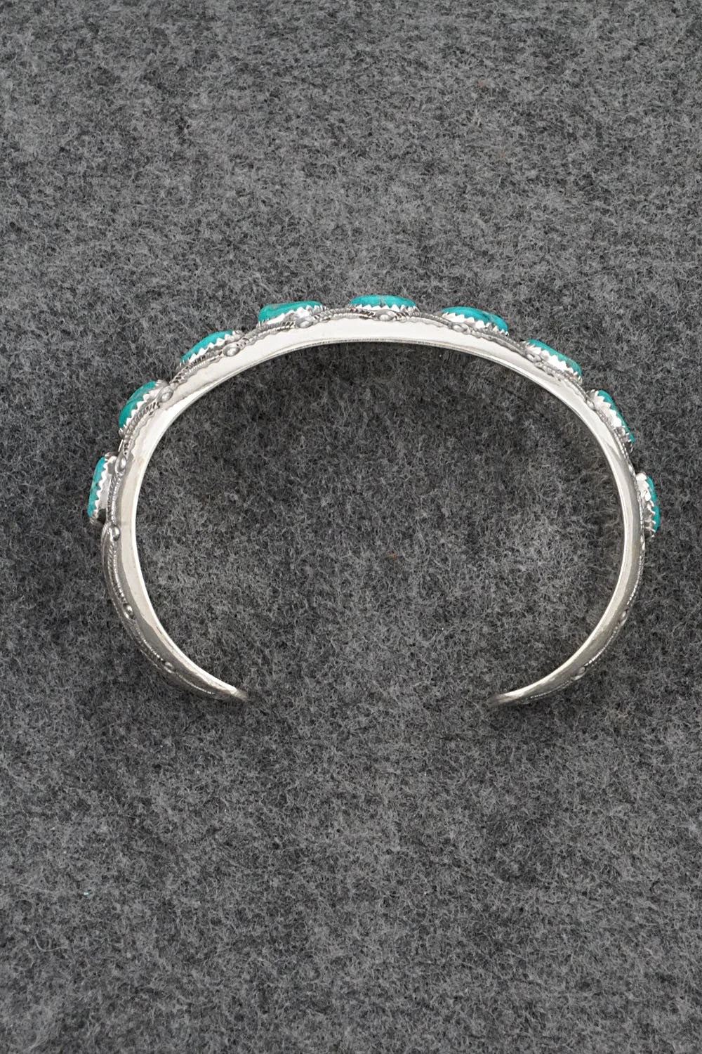 Turquoise & Sterling Silver Bracelet - Wilbert Muskett Sr.