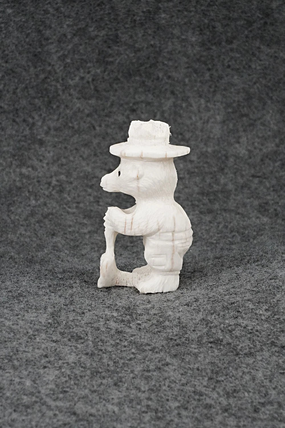 Smokey Bear Zuni Fetish Carving - Chris Peina