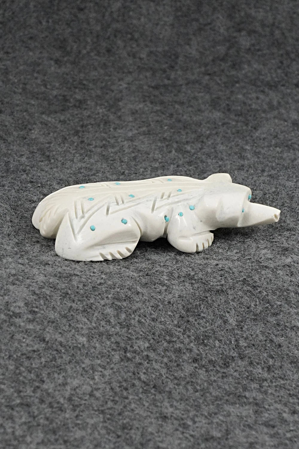 Badger Zuni Fetish Carving - Adrian Cachini
