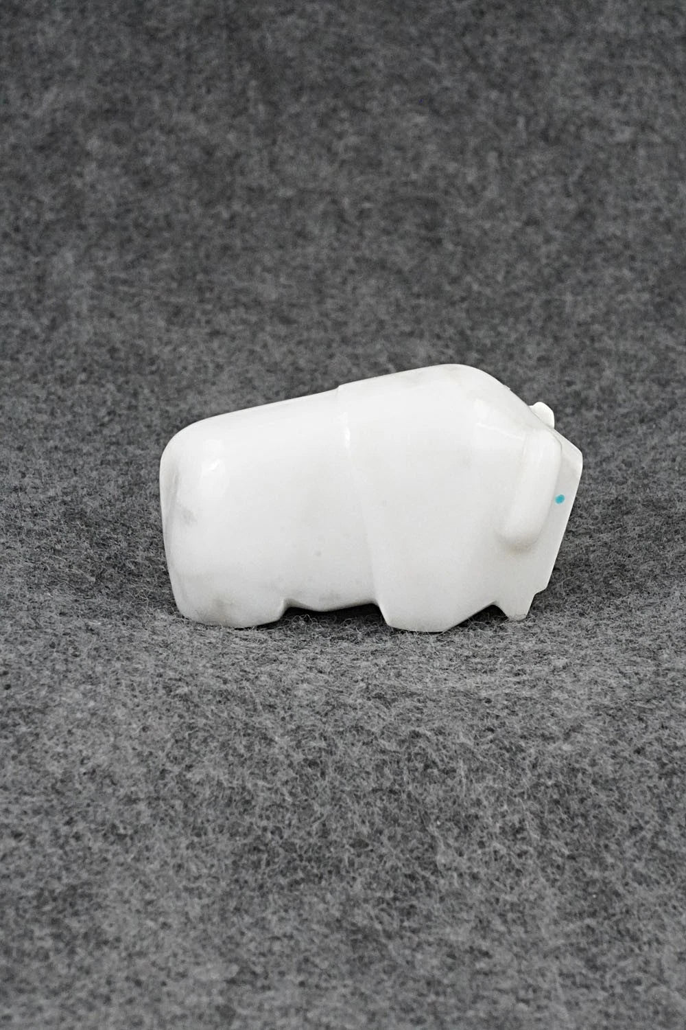 Buffalo Zuni Fetish Carving - Clayton Panteah