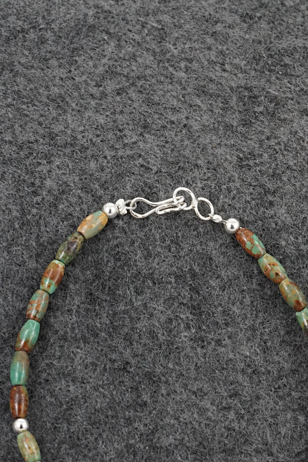 Turquoise & Sterling Silver Bracelet - Doreen Jake
