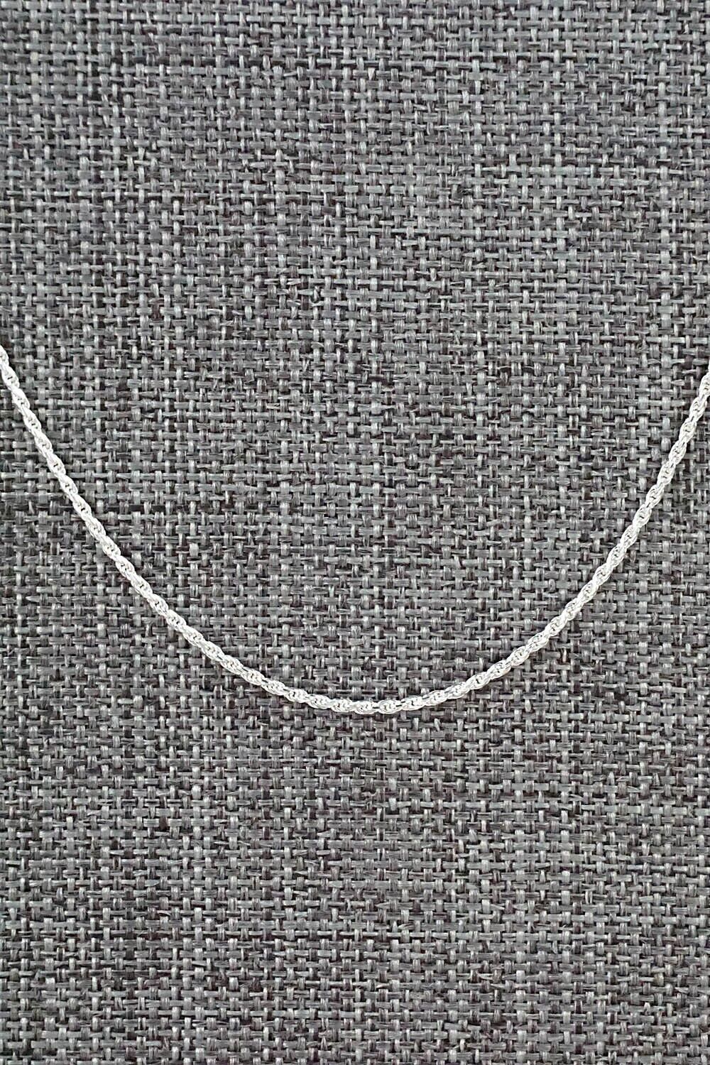 Sterling Silver Chain Necklace - Sterling Silver 30"
