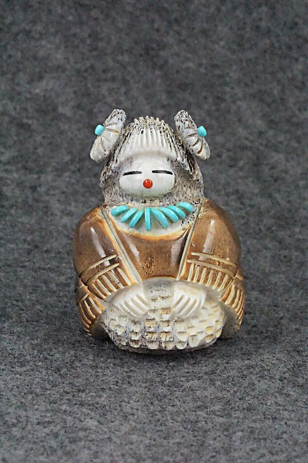 Corn Maiden Zuni Fetish Carving - Claudia Peina